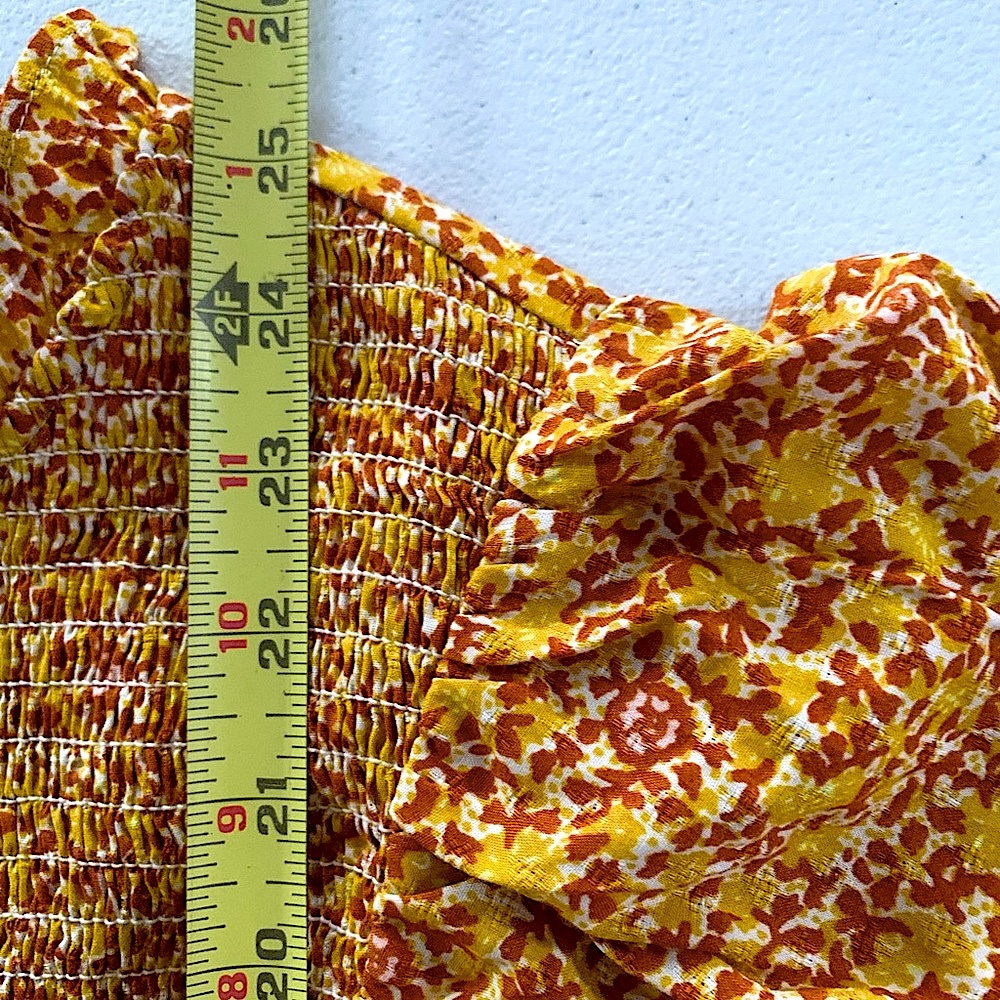 Universal Thread Top Puff Sleeve Prairie Shirt New with Tags Size XS - Picture 7 of 15